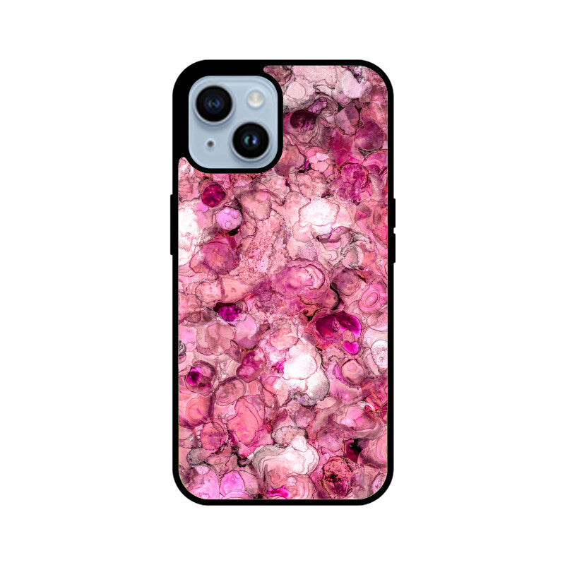 Magenta Marble | Glass iPhone Case