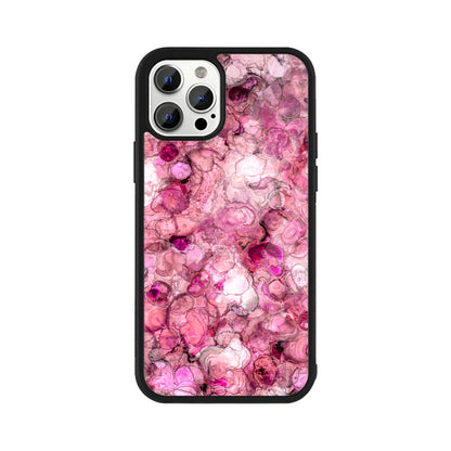 Magenta Marble | Glass iPhone Case