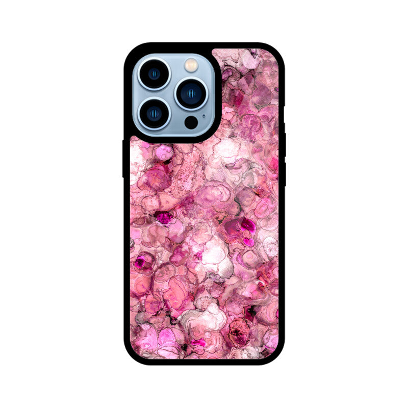 Magenta Marble | Glass iPhone Case