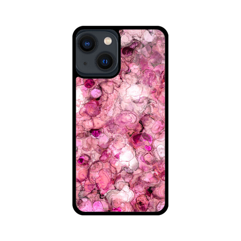 Magenta Marble | Glass iPhone Case