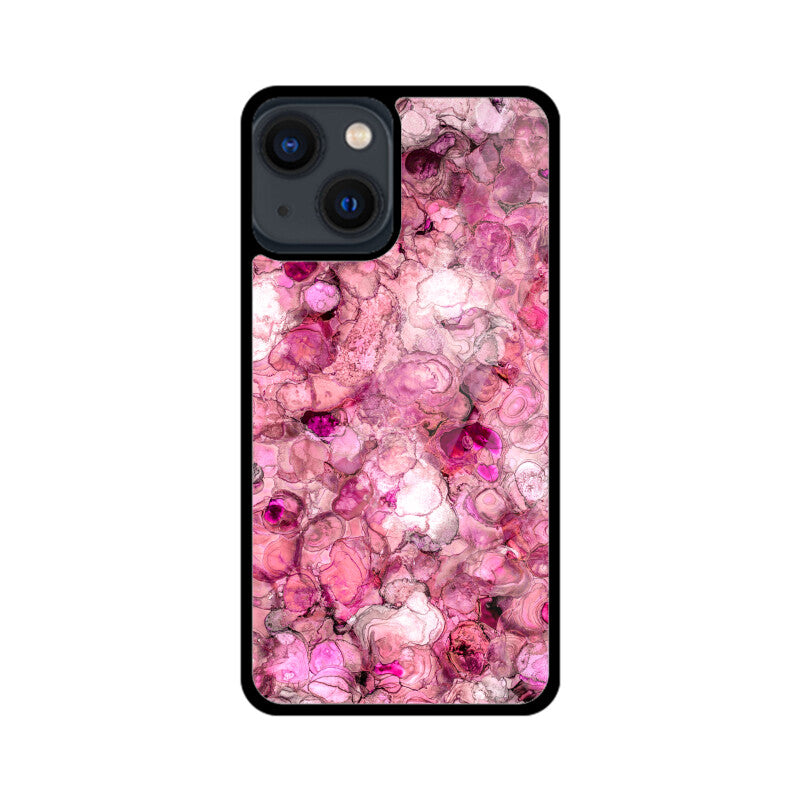 Magenta Marble | Glass iPhone Case