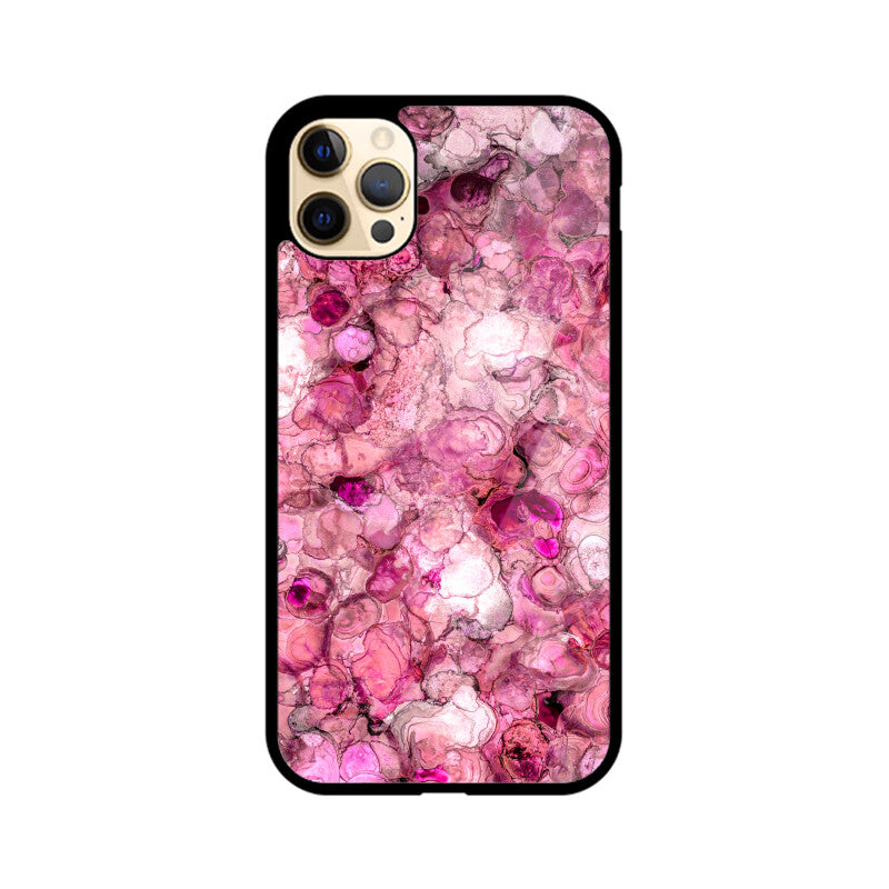 Magenta Marble | Glass iPhone Case