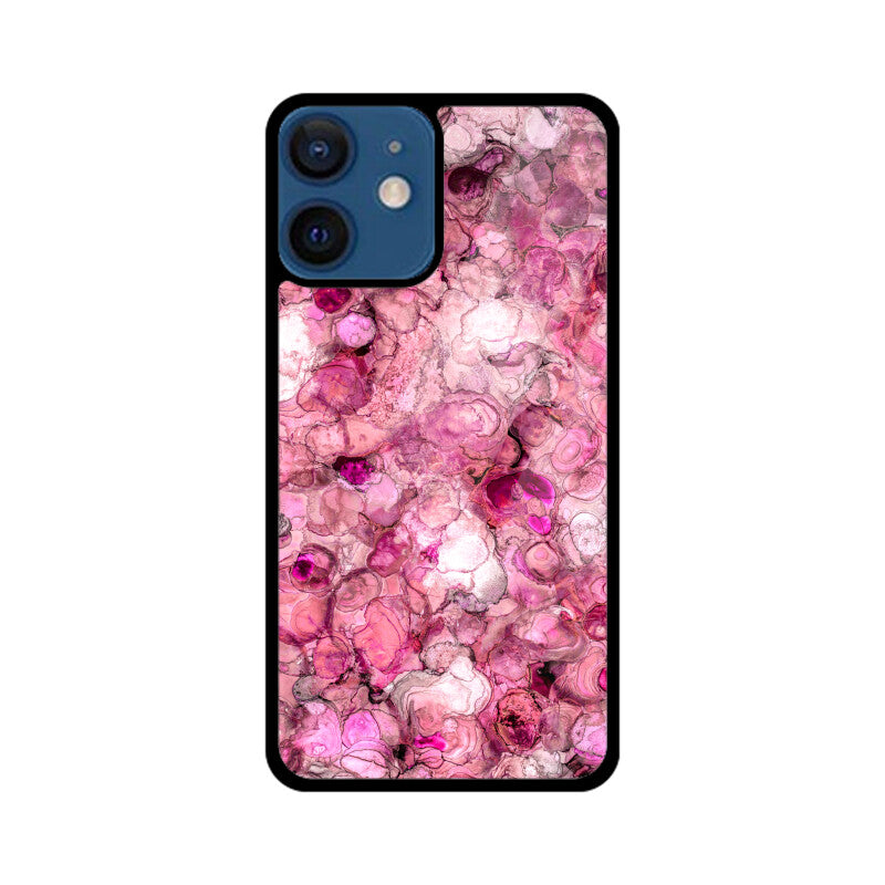 Magenta Marble | Glass iPhone Case
