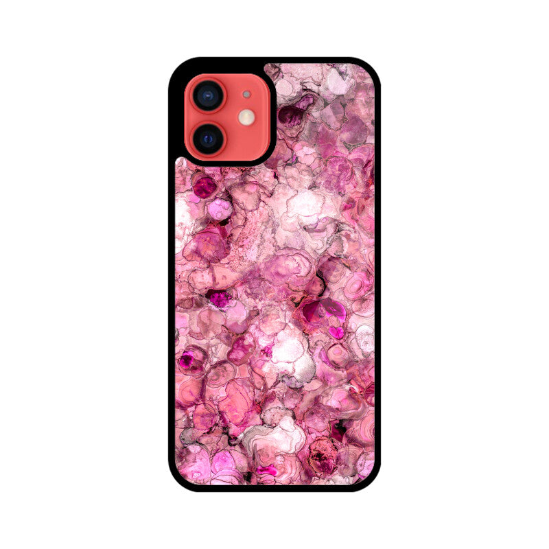 Magenta Marble | Glass iPhone Case