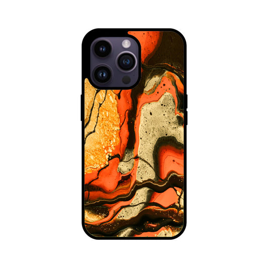 Fiery Flow | Glass iPhone Case