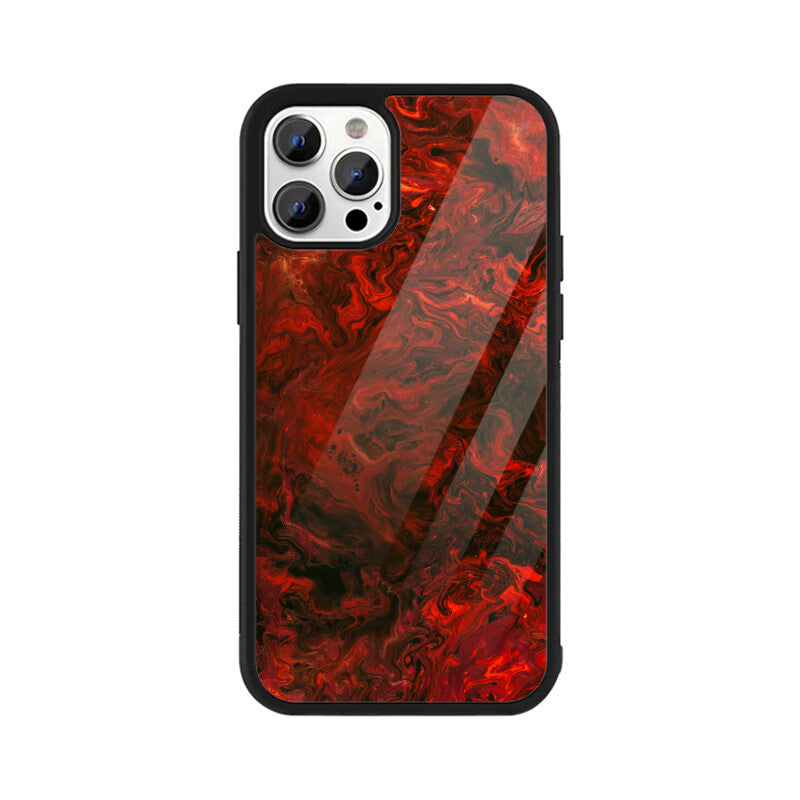Red Rage | Glass iPhone Case