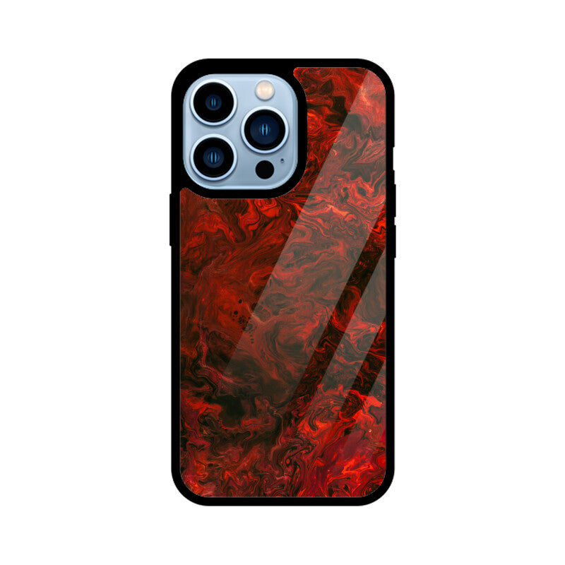 Red Rage | Glass iPhone Case