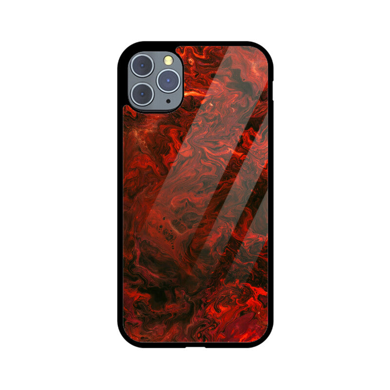 Red Rage | Glass iPhone Case