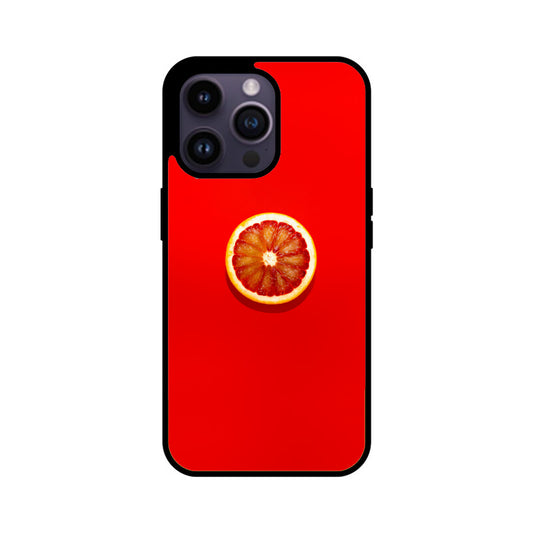 Crimson Citrus | Glass iPhone Case