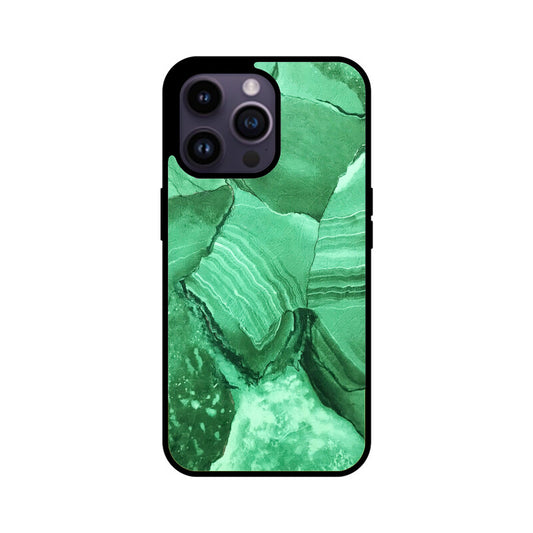 Jade Fracture | Glass iPhone Case