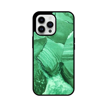 Jade Fracture | Glass iPhone Case