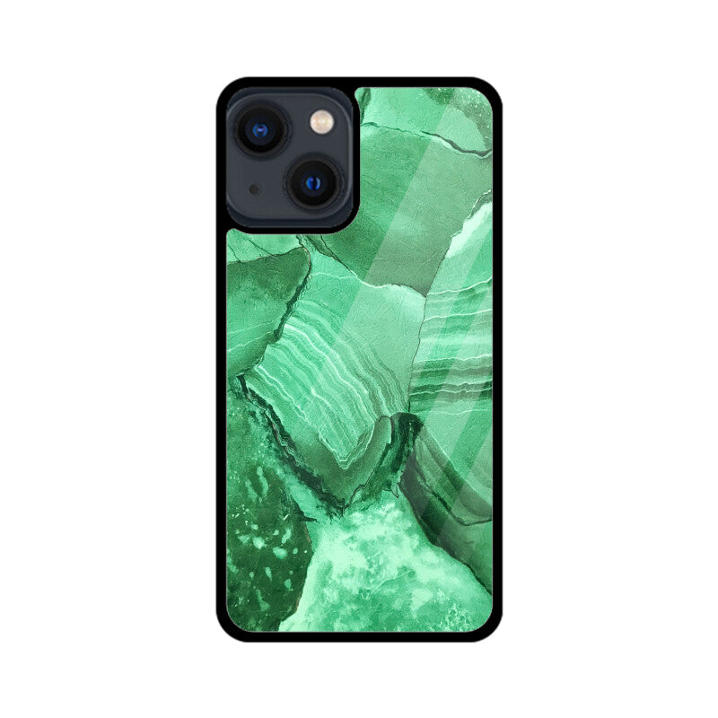 Jade Fracture | Glass iPhone Case