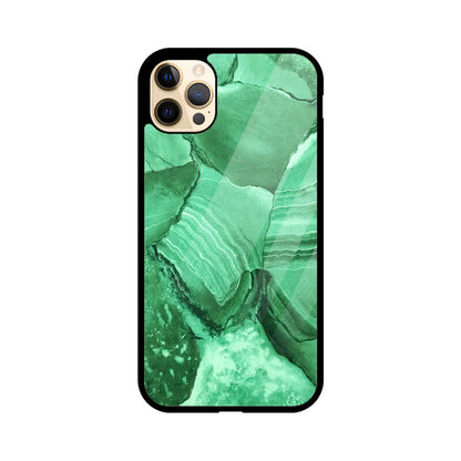 Jade Fracture | Glass iPhone Case