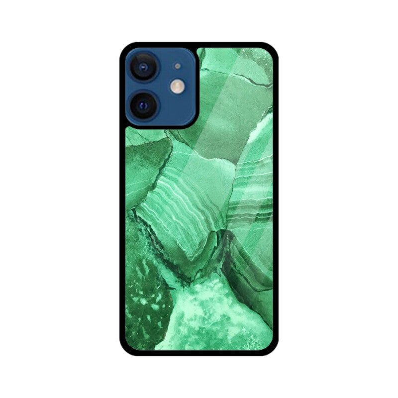 Jade Fracture | Glass iPhone Case