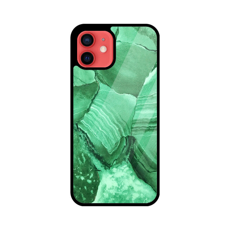 Jade Fracture | Glass iPhone Case