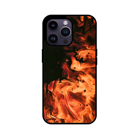 Strokes of Fire | Glass iPhone Case