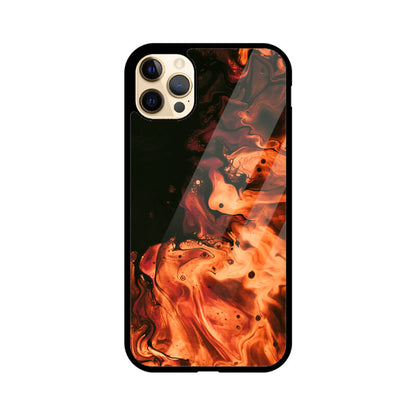 Strokes of Fire | Glass iPhone Case