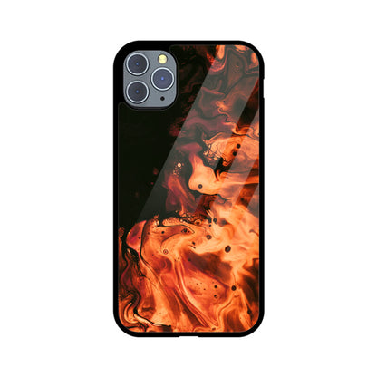Strokes of Fire | Glass iPhone Case
