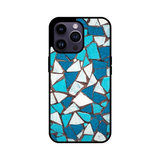 Aqua Mosaic | Glass iPhone Case