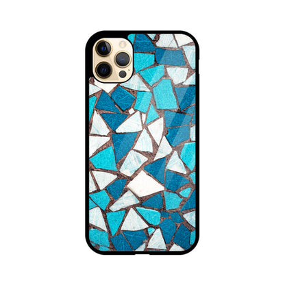 Aqua Mosaic | Glass iPhone Case