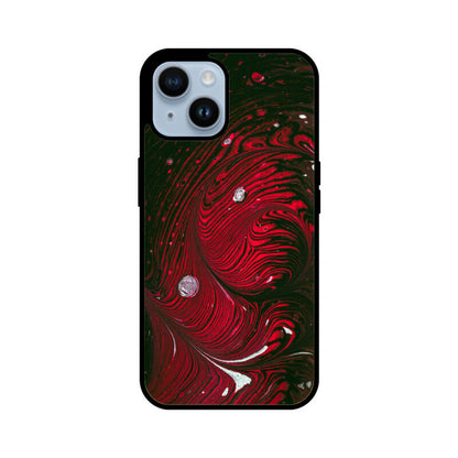 Crimson Swirl | Glass iPhone Case