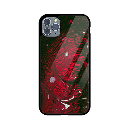 Crimson Swirl | Glass iPhone Case