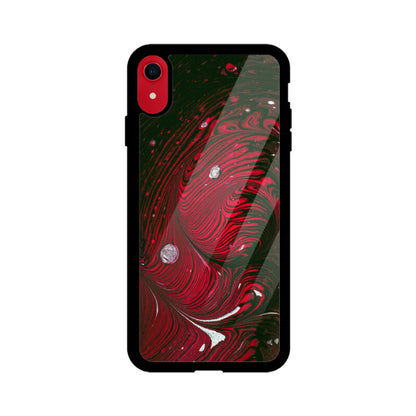 Crimson Swirl | Glass iPhone Case