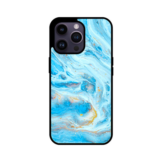 Azure Drift | Glass iPhone Case