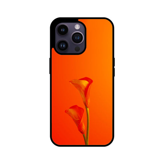 Fiery Flora | Glass iPhone Case