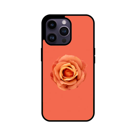 Coral Rose Elegance | Glass iPhone Case