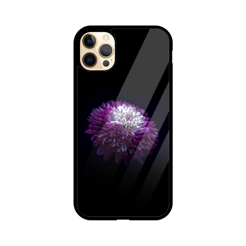 Chrysanthemum Twilight | Glass iPhone Case