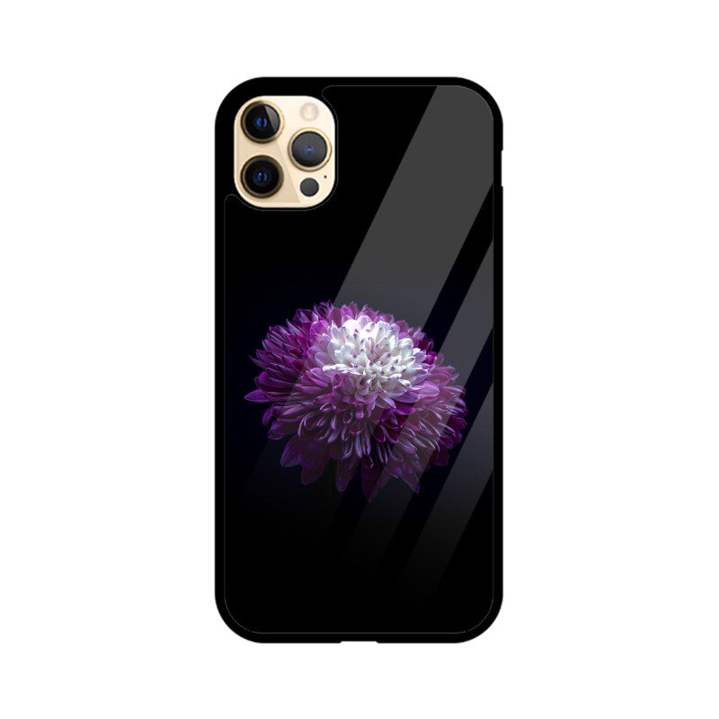 Chrysanthemum Twilight | Glass iPhone Case