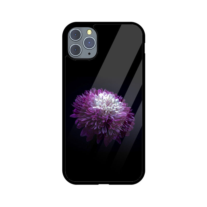 Chrysanthemum Twilight | Glass iPhone Case