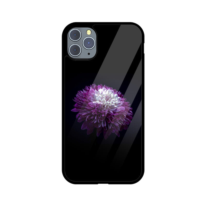 Chrysanthemum Twilight | Glass iPhone Case