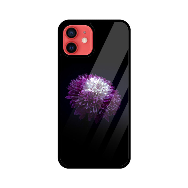 Chrysanthemum Twilight | Glass iPhone Case