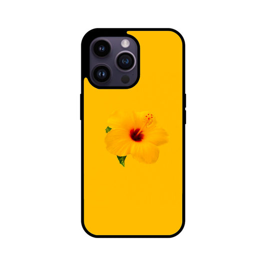 Hibiscus Radiance | Glass iPhone Case
