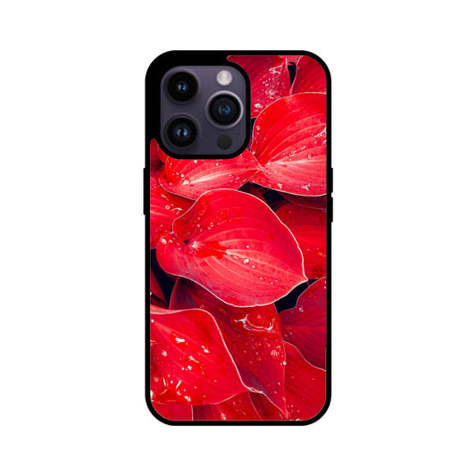 Crimson Dew | Glass iPhone Case