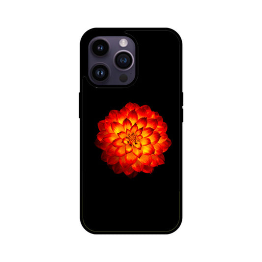 Dahlia Blaze | Glass iPhone Case
