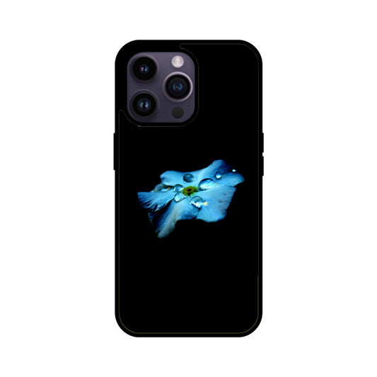 Indigo Rain | Glass iPhone Case