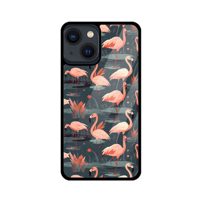 Flamingo Fantasia | Glass iPhone Case