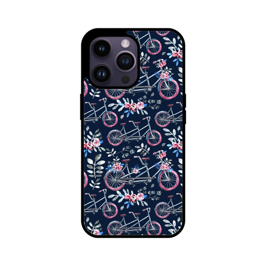 Blossoming Rides | Glass iPhone Case