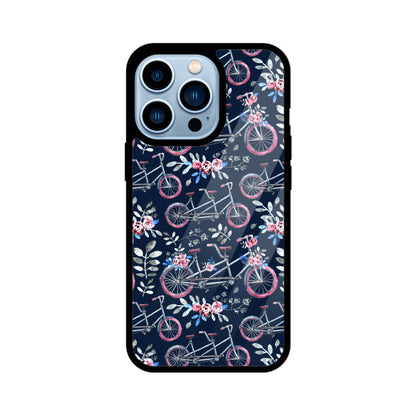 Blossoming Rides | Glass iPhone Case