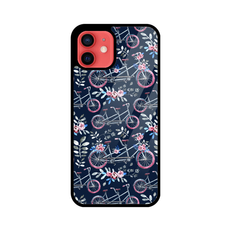 Blossoming Rides | Glass iPhone Case