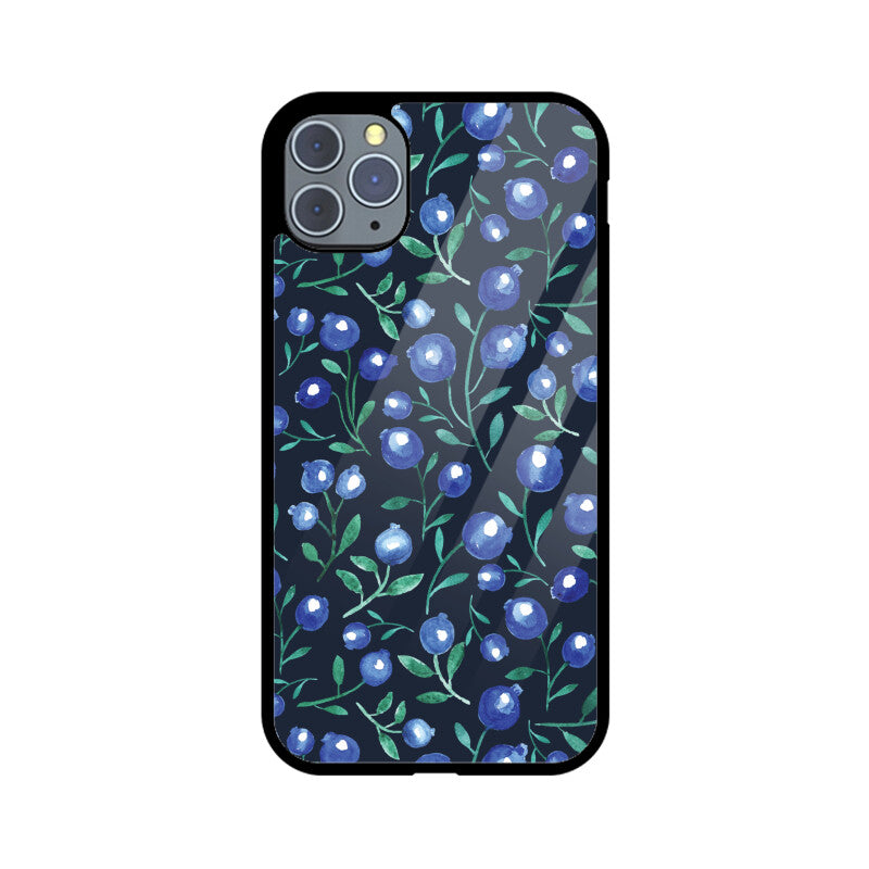 Blueberry Bliss | Glass iPhone Case