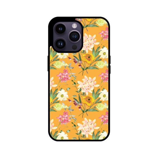Golden Garden | Glass iPhone Case