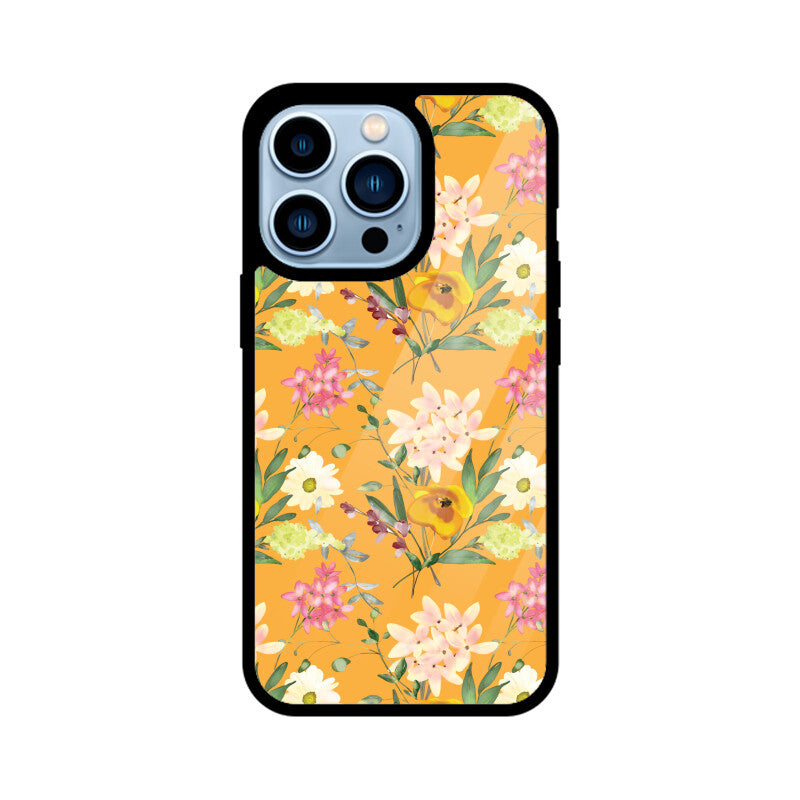 Golden Garden | Glass iPhone Case